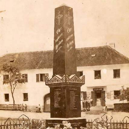 Pomník padlým v Ktiši na Prachaticku, 1924